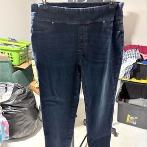 Chico's Dark Blue Straight Leg Jeans